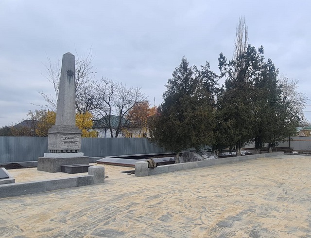 В Волгограде продолжается реставрация военных мемориалов